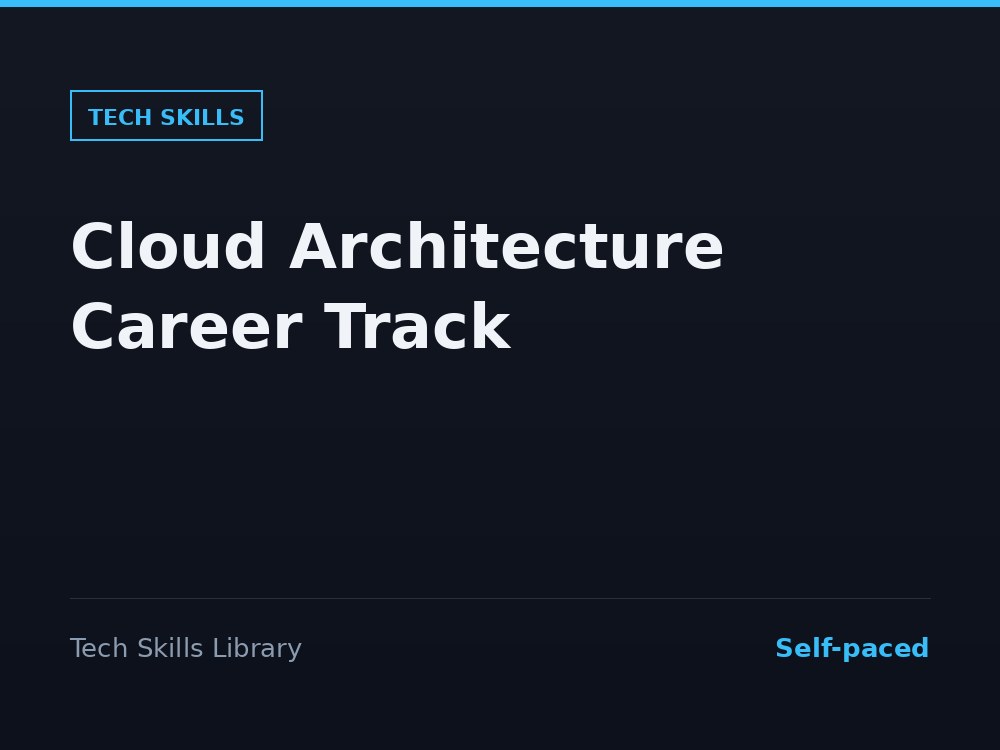 Cloud Architecture Career Track
