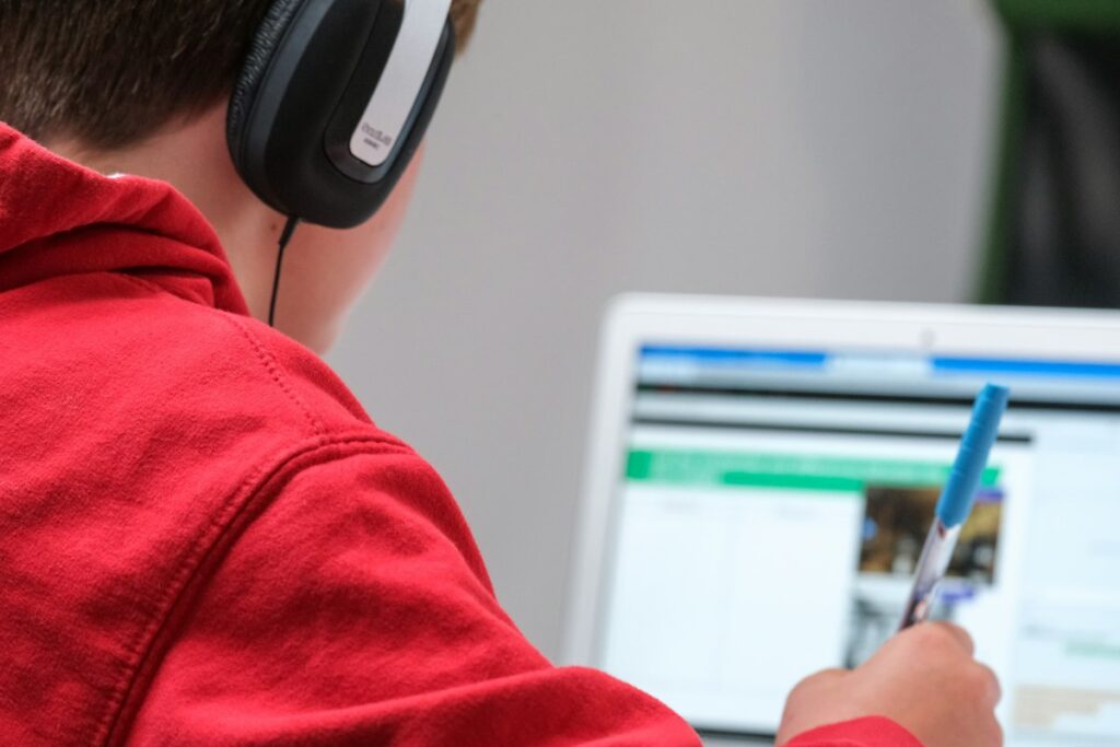 Learner preparing for a certification exam