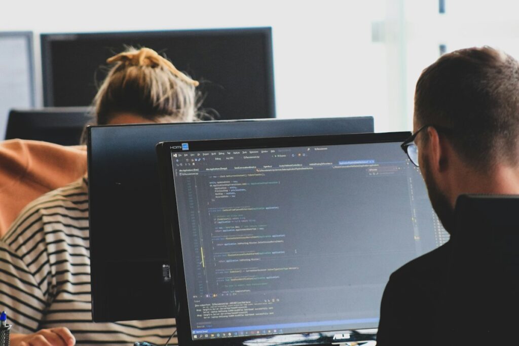 Observability metrics on a developer screen